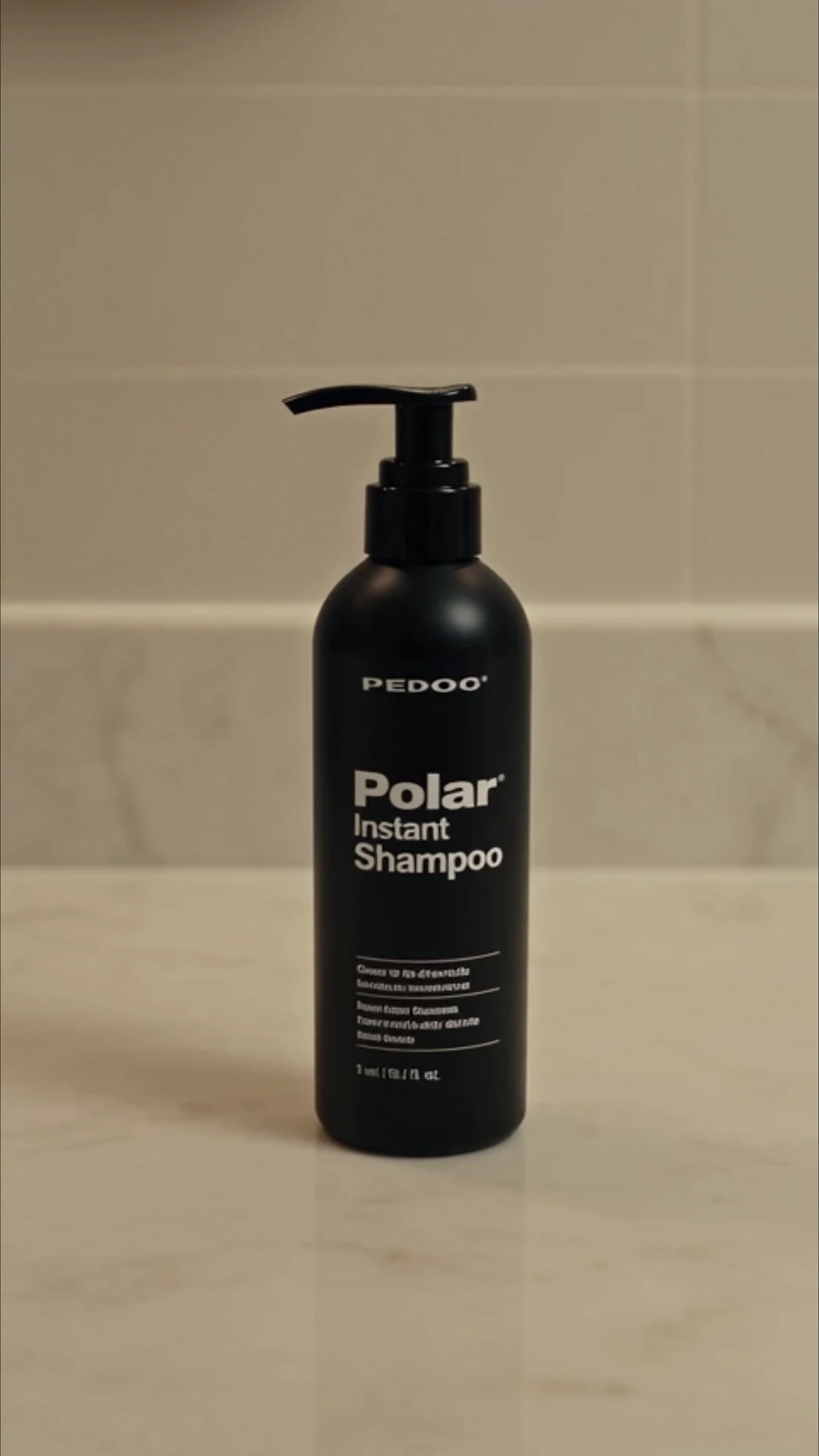 PEDOO Polar Instant Shampoo bottle